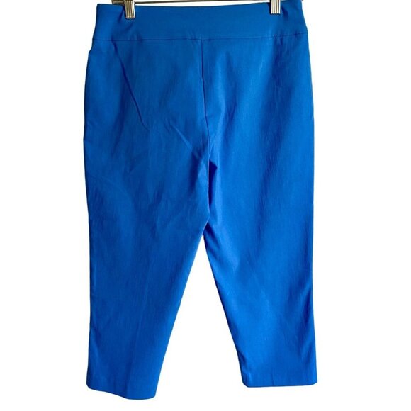 Fit Sight Blue Pull On Capris Pants with Pockets Women's Medium NEW - Picture 4 of 8
